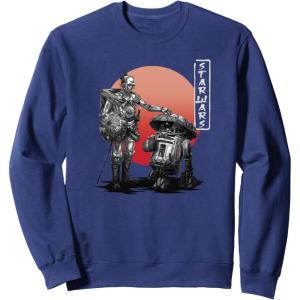 image:imageStar Wars Visions Samurai Droid Sunset SweatshirtNavy Blue