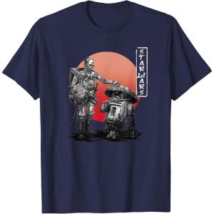 image:imageStar Wars Visions Samurai Droid Sunset TShirtNavy Blue