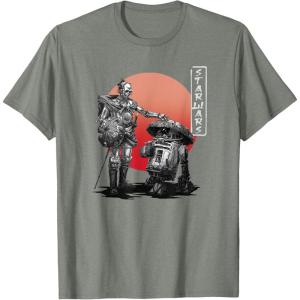 image:imageStar Wars Visions Samurai Droid Sunset TShirtOlive Heather