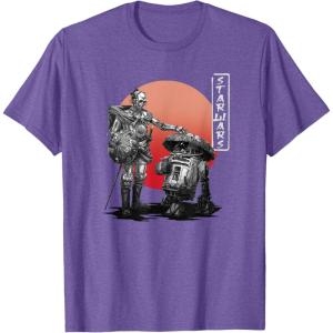 image:imageStar Wars Visions Samurai Droid Sunset TShirtPurple Heather