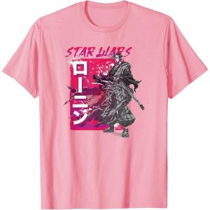 image:imageStar Wars Visions Samurai Grunge Logo TShirtPink