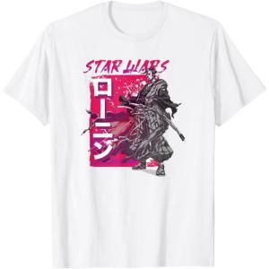 image:imageStar Wars Visions Samurai Grunge Logo TShirtWhite
