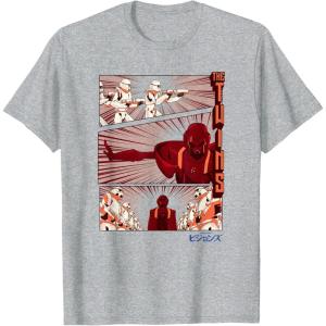 image:imageStar Wars Visions Showdown Panel Poster TShirtHeather Grey