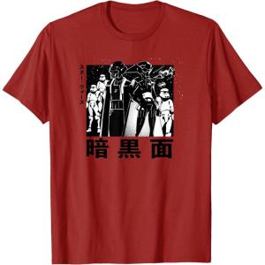 image:imageStar Wars Visions Simple Anime Poster TShirtCranberry Red