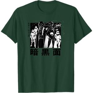 image:imageStar Wars Visions Simple Anime Poster TShirtDark Green