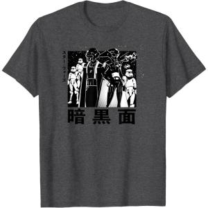 image:imageStar Wars Visions Simple Anime Poster TShirtDark Heather Grey