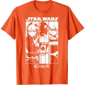 image:imageStar Wars Visions Simple Panel Poster TShirtOrange