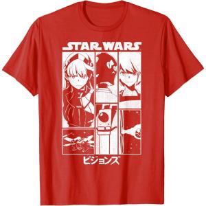 image:imageStar Wars Visions Simple Panel Poster TShirtRed