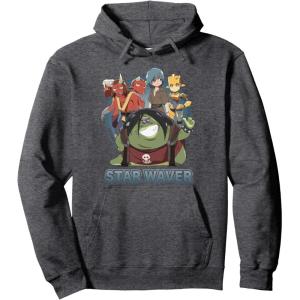 image:imageStar Wars Visions Tatooine Rhapsody Poster Pullover HoodieDark Heather Grey