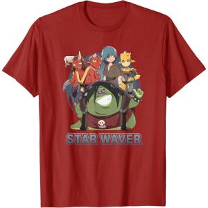 image:imageStar Wars Visions Tatooine Rhapsody Poster TShirtCranberry Red