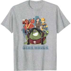 image:imageStar Wars Visions Tatooine Rhapsody Poster TShirtHeather Grey