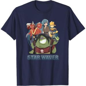 image:imageStar Wars Visions Tatooine Rhapsody Poster TShirtNavy Blue