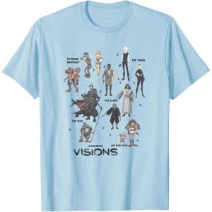image:imageStar Wars Visions Textbook Character Poster TShirtBaby Blue