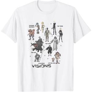image:imageStar Wars Visions Textbook Character Poster TShirtWhite