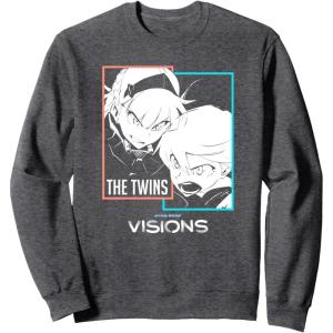 image:imageStar Wars Visions The Twins Box Up SweatshirtDark Heather Grey