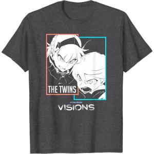 image:imageStar Wars Visions The Twins Box Up TShirtDark Heather Grey