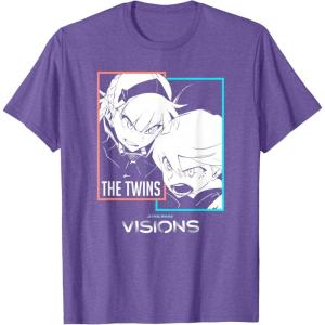 image:imageStar Wars Visions The Twins Box Up TShirtPurple Heather