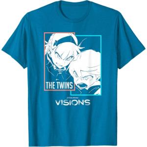image:imageStar Wars Visions The Twins Box Up TShirtSapphire Blue