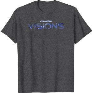 image:imageStar Wars Visions Title Logo TShirtDark Heather Grey