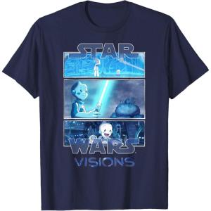 image:imageStar Wars Visions Tri Panel Logo TShirtNavy Blue