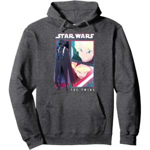 image:imageStar Wars Visions Twins Comic Poster Pullover HoodieDark Heather Grey