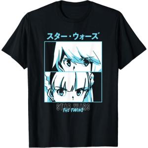 image:imageStar Wars Visions Twins Stacked Panels TShirtBlack
