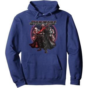 image:imageStar Wars Visions Vader And Troopers Poster Pullover HoodieNavy Blue