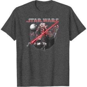 image:imageStar Wars Visions Vader Cosmic Poster TShirtDark Heather Grey