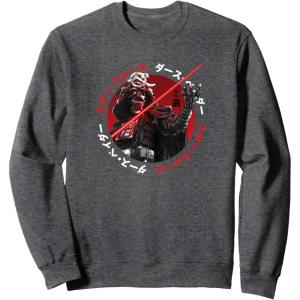 image:imageStar Wars Visions Vader Samurai Circle SweatshirtDark Heather Grey