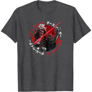 image:imageStar Wars Visions Vader Samurai Circle TShirtDark Heather Grey
