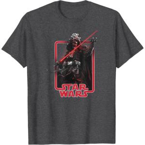 image:imageStar Wars Visions Vaders Reach Logo TShirtDark Heather Grey