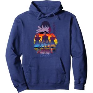 image:imageStar Wars Visions Village Bride Reach Poster Pullover HoodieNavy Blue
