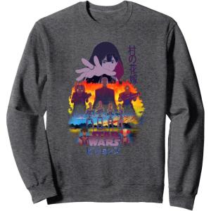 image:imageStar Wars Visions Village Bride Reach Poster SweatshirtDark Heather Grey