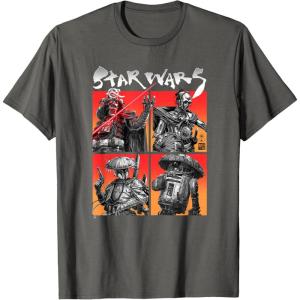 image:imageStar Wars Visions Warrior Box Up TShirtAsphalt Grey