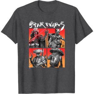 image:imageStar Wars Visions Warrior Box Up TShirtDark Heather Grey