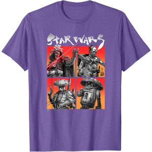 image:imageStar Wars Visions Warrior Box Up TShirtPurple Heather
