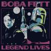image:imageFifth Sun Girls Book of Boba Fett Legend Lives Girls Short Sleeve Tee ShirtNavy Blue
