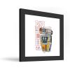 image:imageGallery Pops Star Wars The Acolyte  Pip Droid Badge Wall Art 12 x 12 Gallery Pops Wall Art Black Framed VersionBlack Framed Version