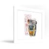 image:imageGallery Pops Star Wars The Acolyte  Pip Droid Badge Wall Art 12 x 12 Gallery Pops Wall Art Black Framed VersionWhite Framed Version