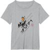 image:imageStar Wars Ahsoka Aurabesh Jedi Outline TShirtHeather Grey