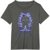 image:imageStar Wars Ahsoka Fighting Pose Montral Silhouette TShirtAsphalt Grey