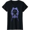 image:imageStar Wars Ahsoka Fighting Pose Montral Silhouette TShirtBlack