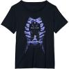 image:imageStar Wars Ahsoka Fighting Pose Montral Silhouette TShirtBlack