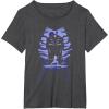 image:imageStar Wars Ahsoka Fighting Pose Montral Silhouette TShirtDark Heather Grey