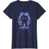 image:imageStar Wars Ahsoka Fighting Pose Montral Silhouette TShirtNavy Blue