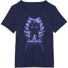 image:imageStar Wars Ahsoka Fighting Pose Montral Silhouette TShirtNavy Blue