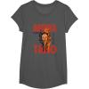 image:imageStar Wars Ahsoka Jedi Warrior Face Outline Portrait TShirtAsphalt Grey