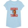 image:imageStar Wars Ahsoka Jedi Warrior Face Outline Portrait TShirtBaby Blue