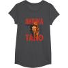 image:imageStar Wars Ahsoka Jedi Warrior Face Outline Portrait TShirtDark Heather Grey
