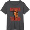 image:imageStar Wars Ahsoka Jedi Warrior Face Outline Portrait TShirtDark Heather Grey